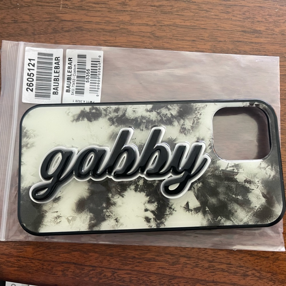 Off My Case x Baublebar iPhone 12 max Case NWT